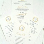 Vintage invitation + inserts