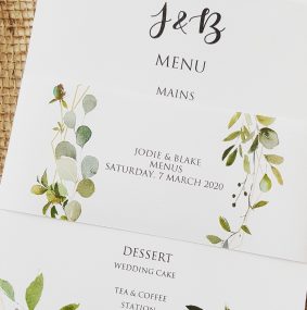 EUCALYPTUS MENU